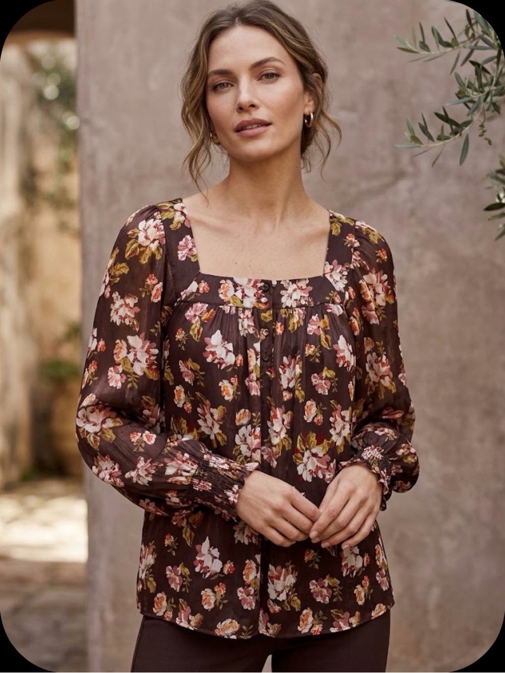 Lauren Conrad XL Peasant Blouse